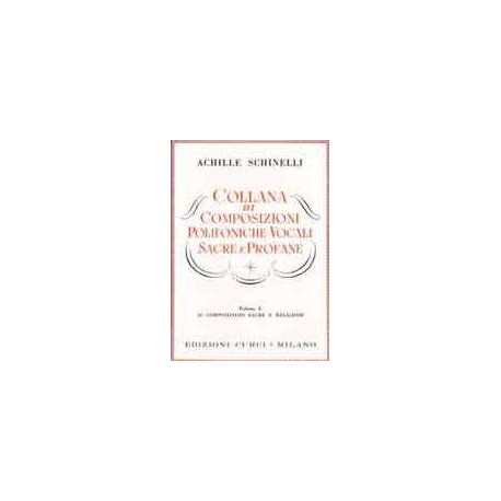 Collana di Composizioni polifoniche vocali Sacre e profane. Vol. IV