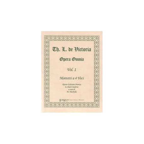 Mottetti a 4 voci - Opera omnia volume I