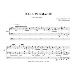 FUGUE IN G MAJOR - G.Tartini - Arr. for Organ 3 staff